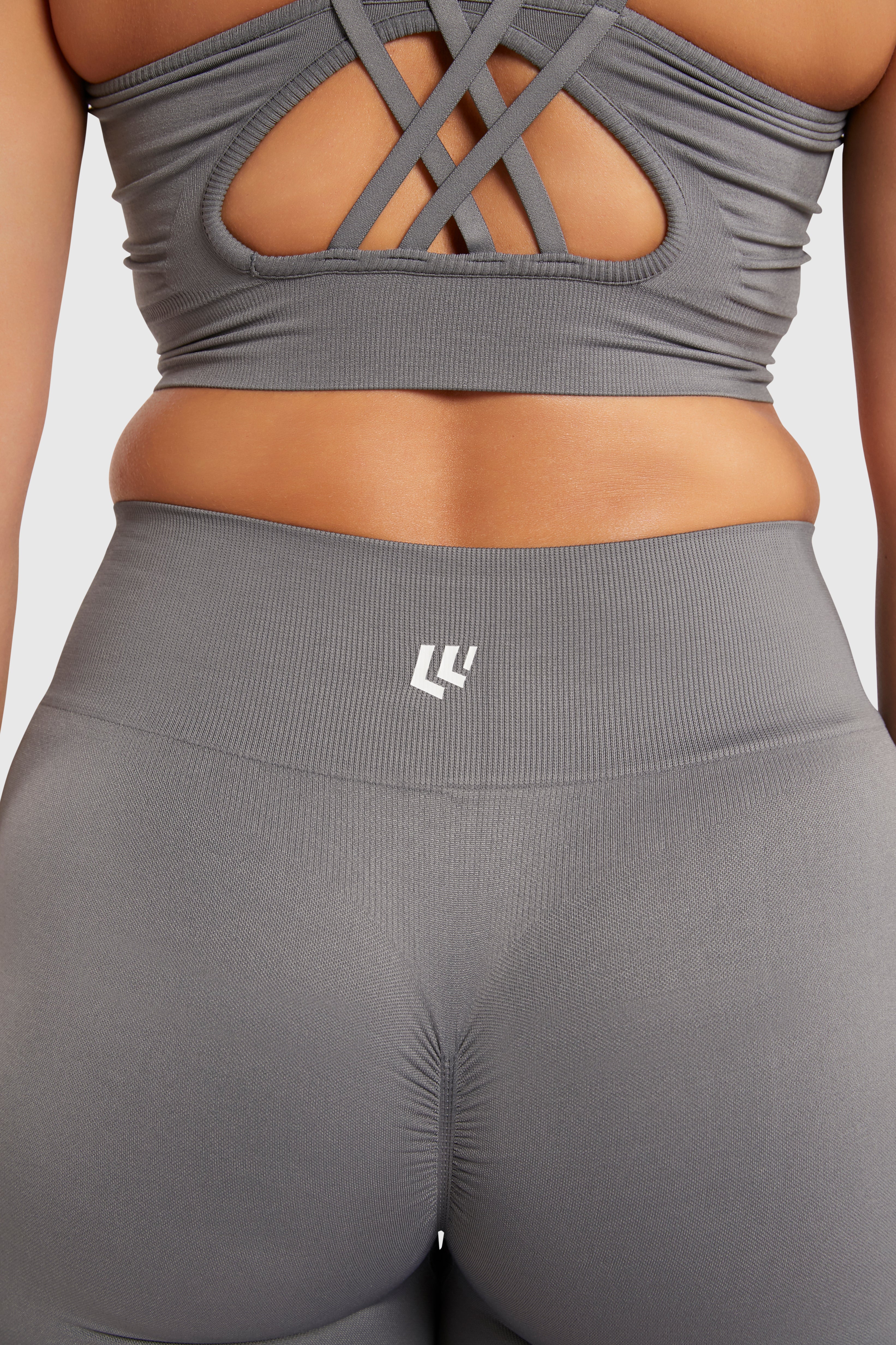 Women&#39;s Seamless Sports Bra - Poppy Seed Grey