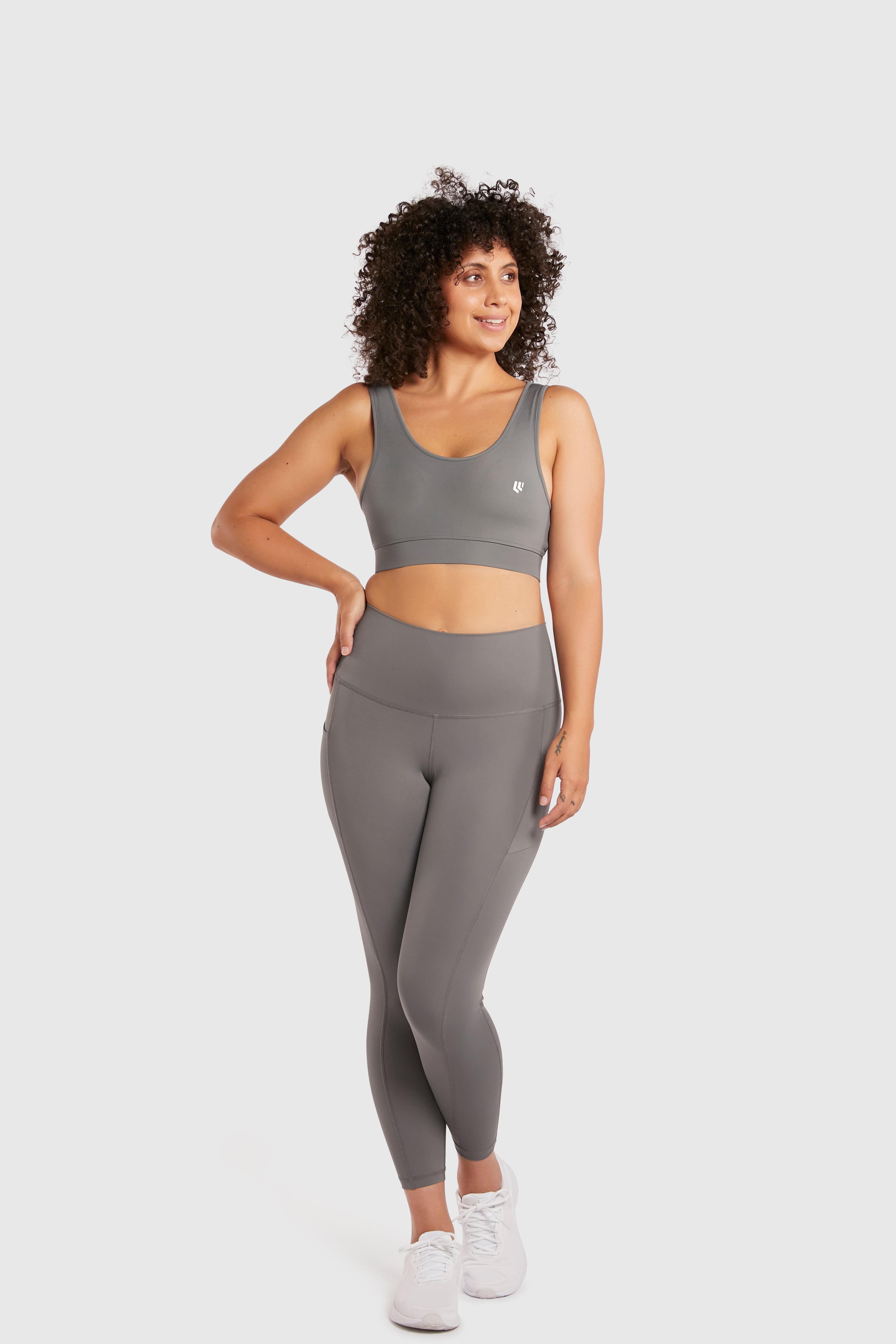 Women&#39;s Extra Support Sports Bra - Poppy Seed Grey