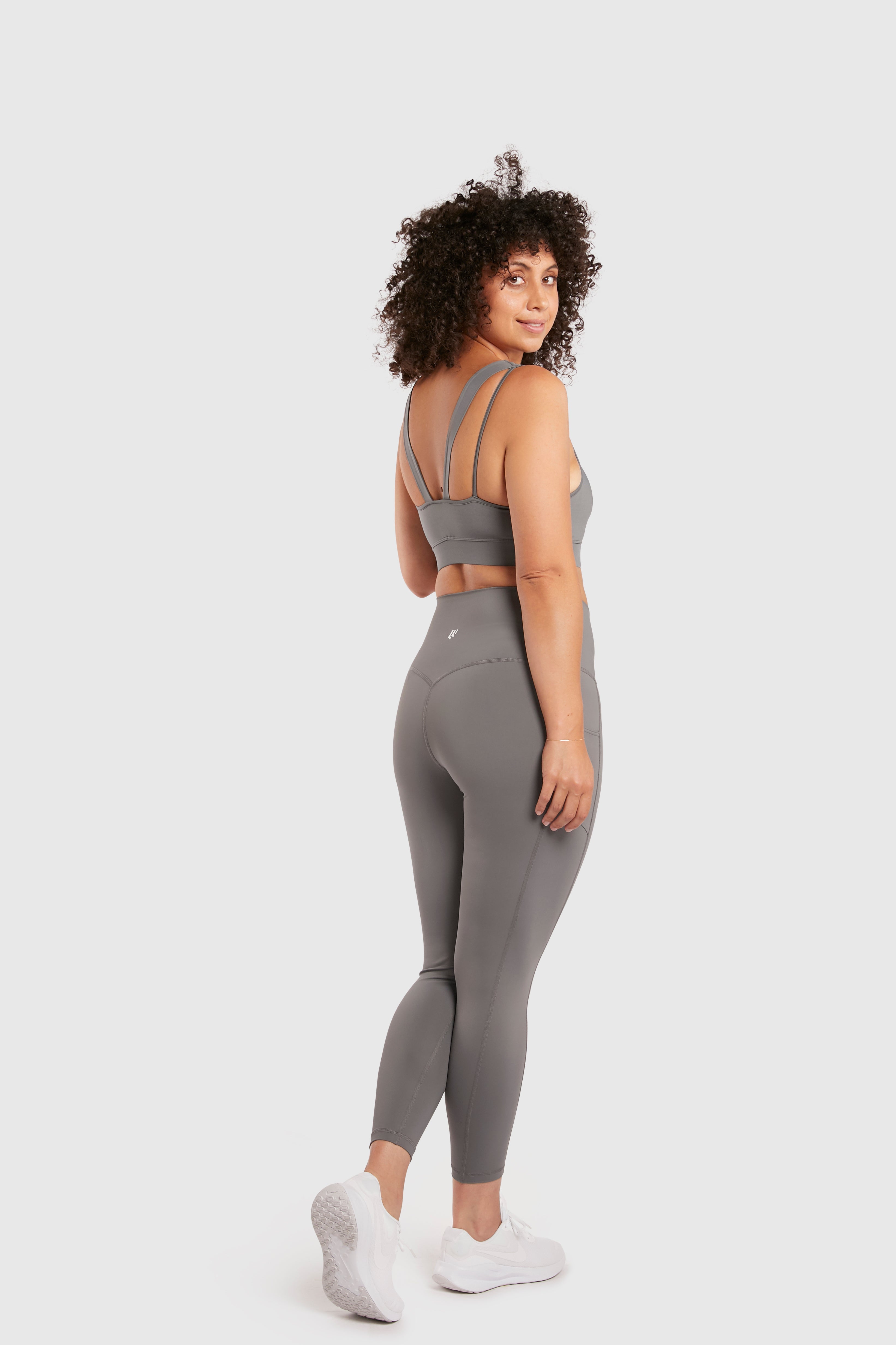 Women&#39;s Leggings 25 inches With Pocket - Poppy Seed Grey