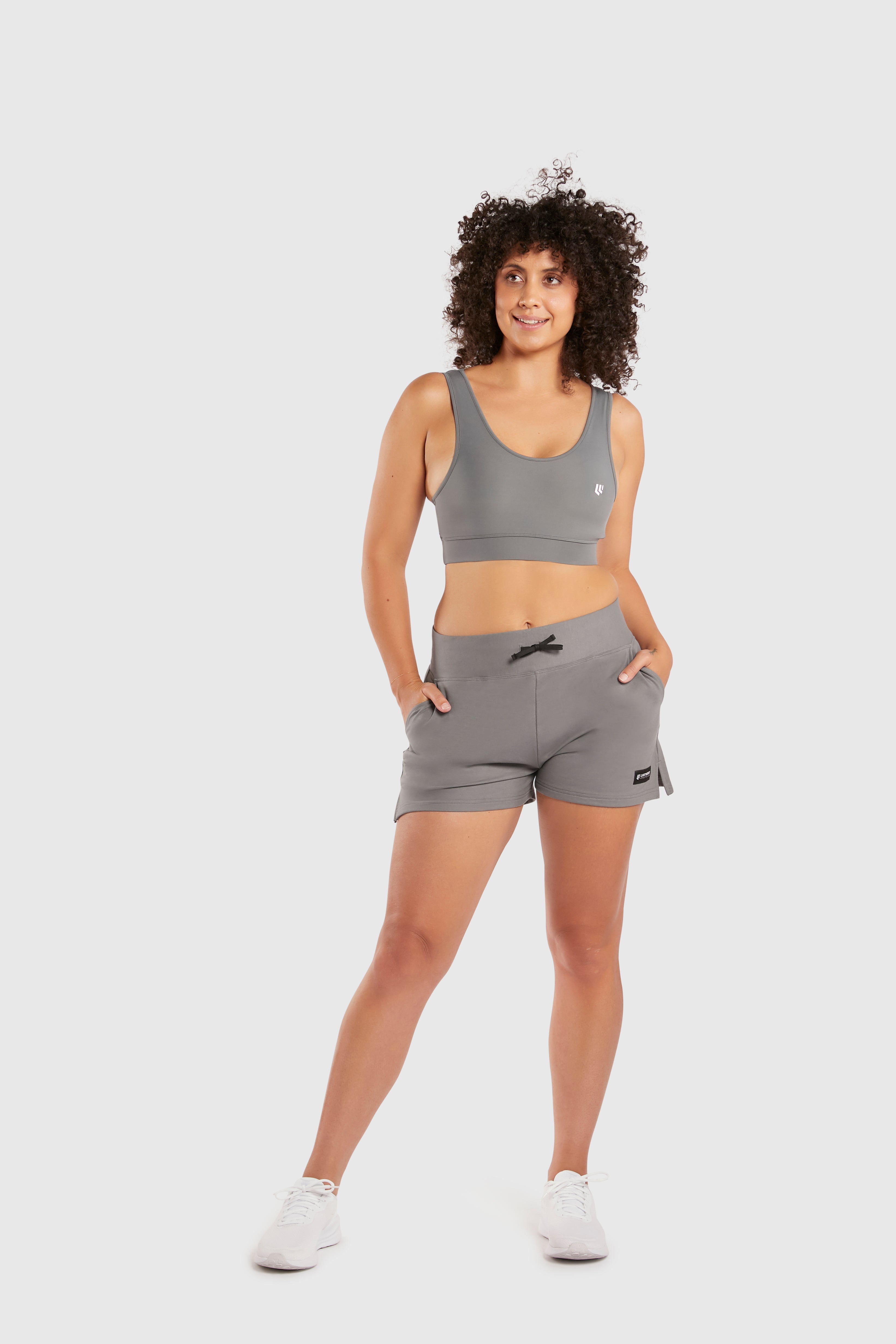 Women&#39;s Relaxed Fit Shorts 6.5 inches - Poppy Seed Grey