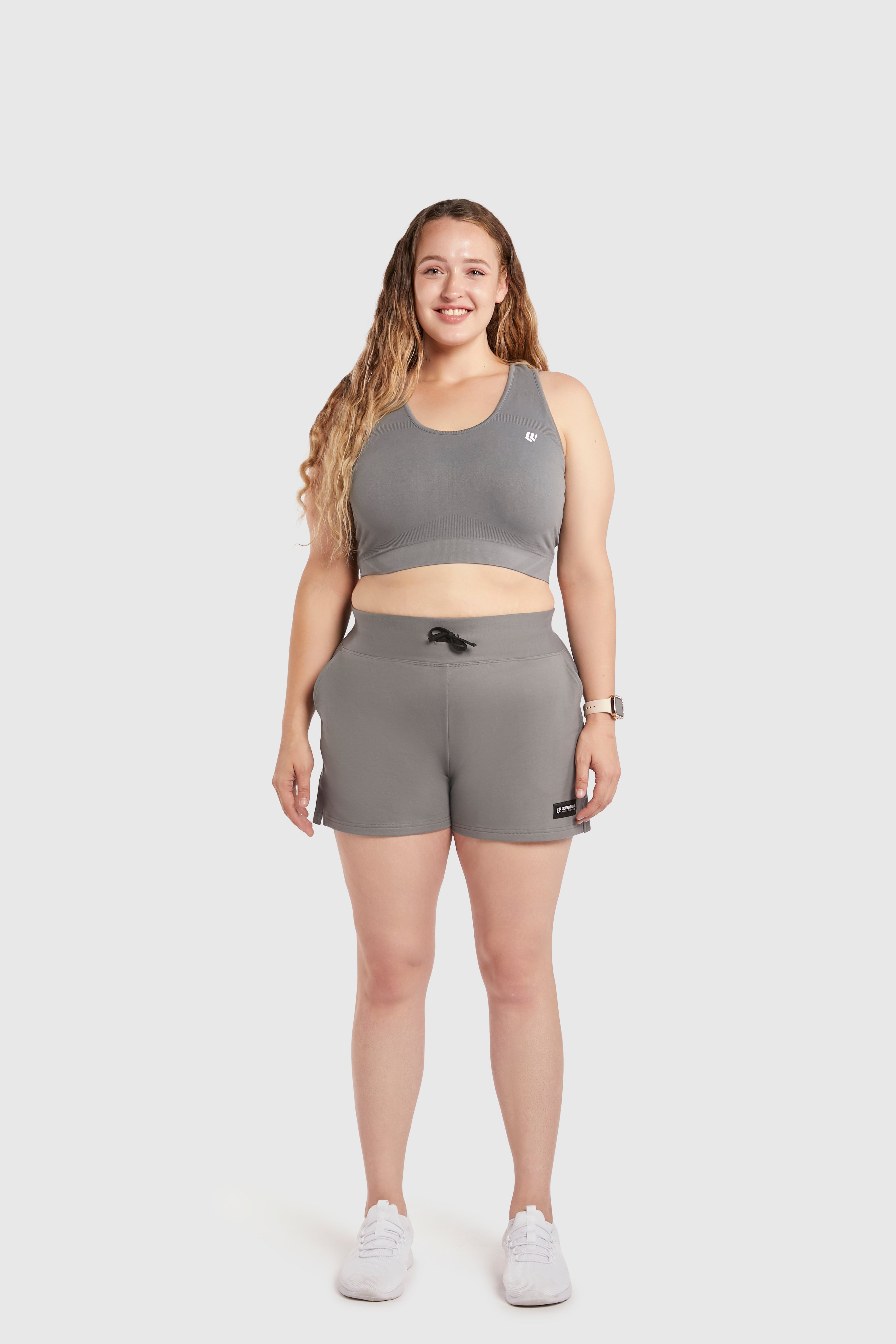 Women&#39;s Relaxed Fit Shorts 6.5 inches - Poppy Seed Grey