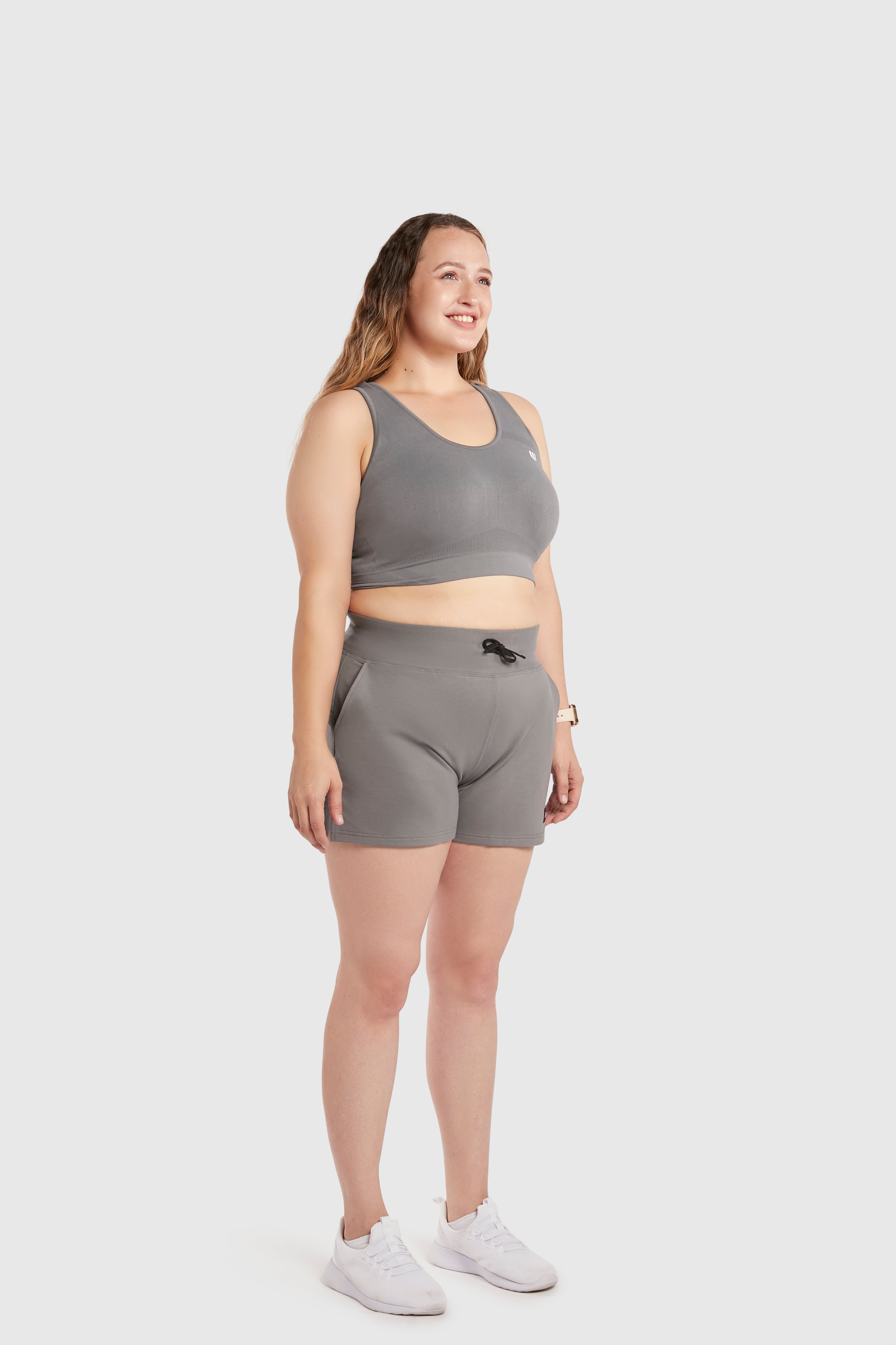 Women&#39;s Relaxed Fit Shorts 6.5 inches - Poppy Seed Grey