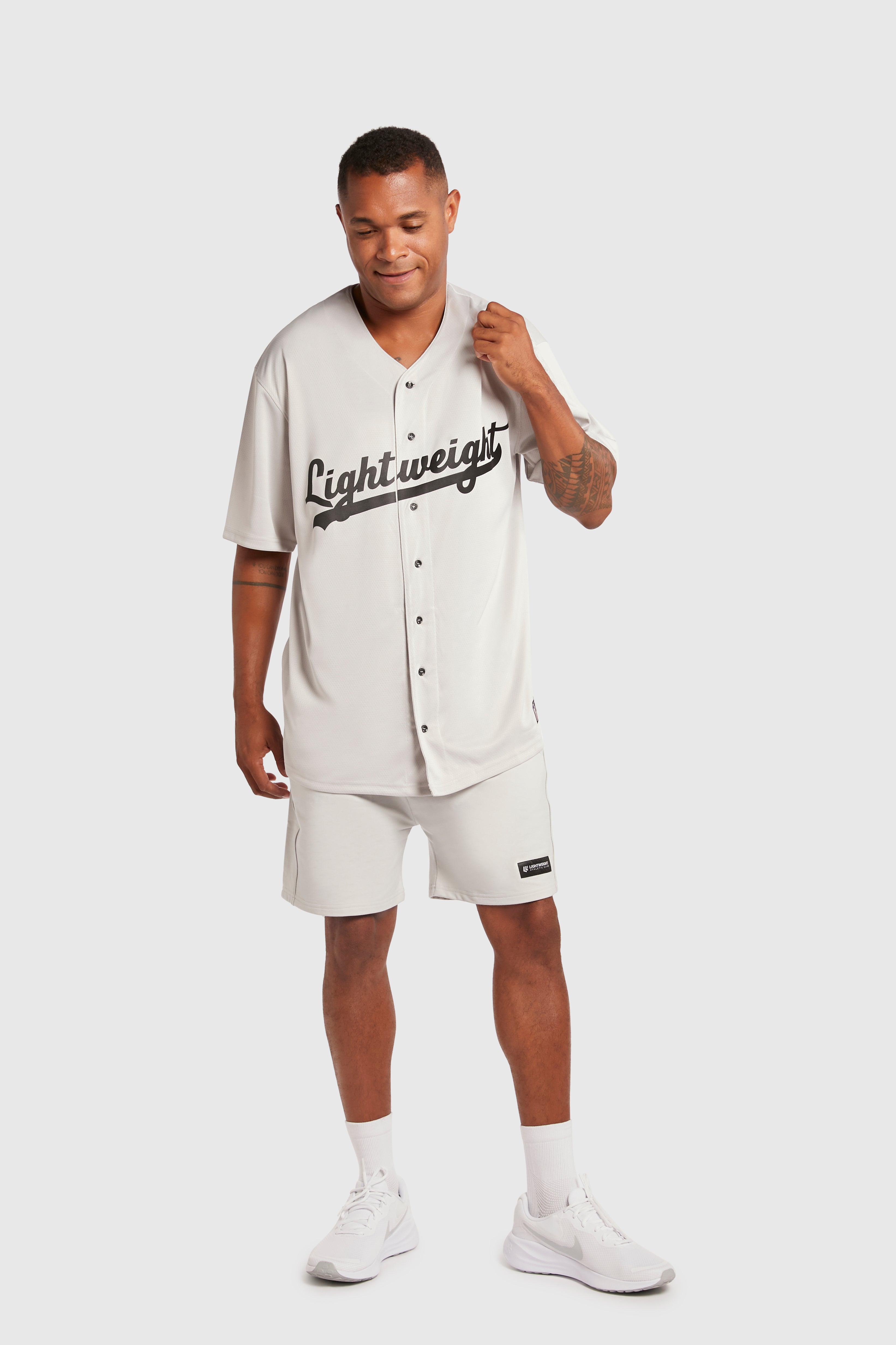 Lightweight Athletic Club Baseball Jersey, Season 2024 - Glacier Grey