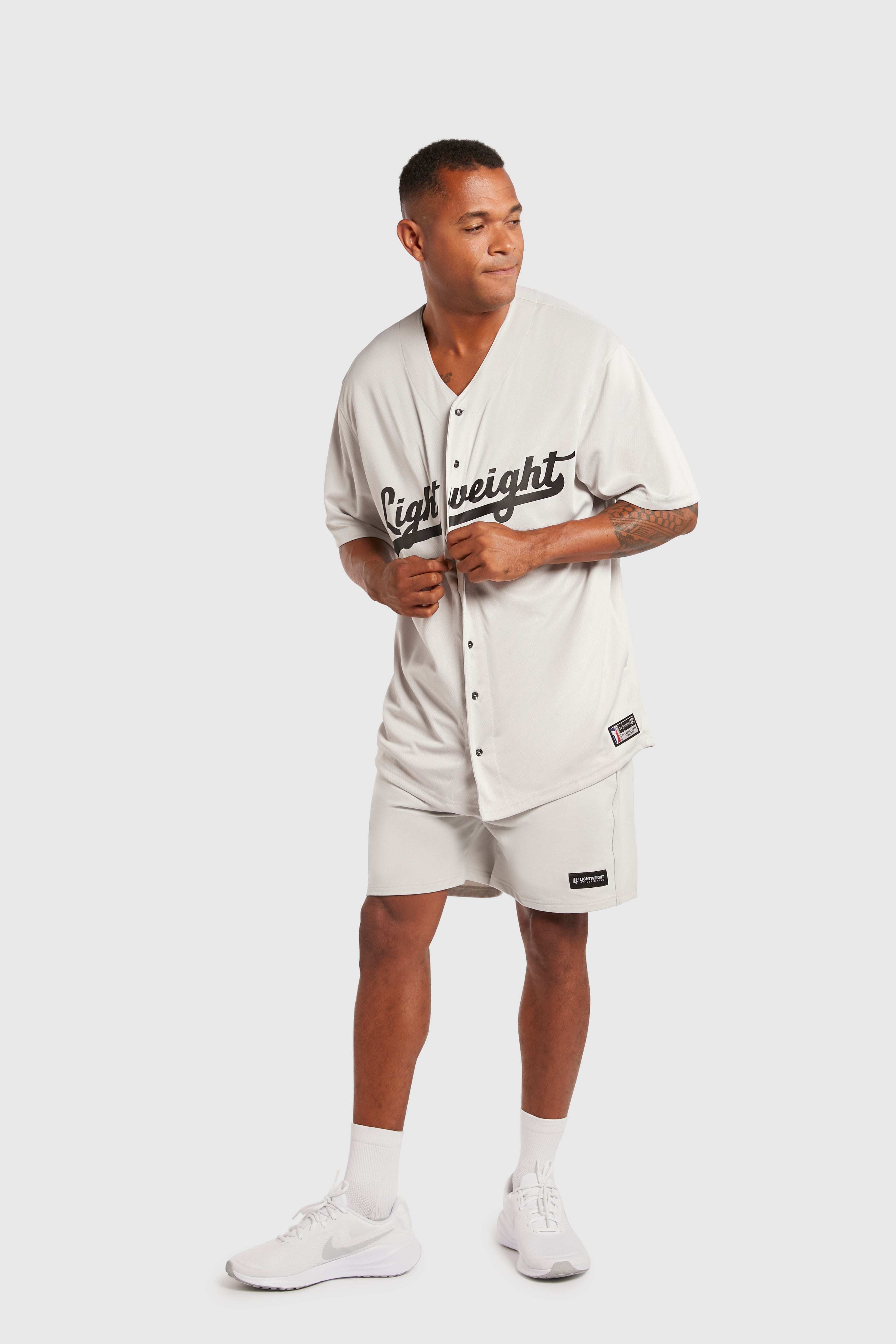 Lightweight Athletic Club Baseball Jersey, Season 2024 - Glacier Grey