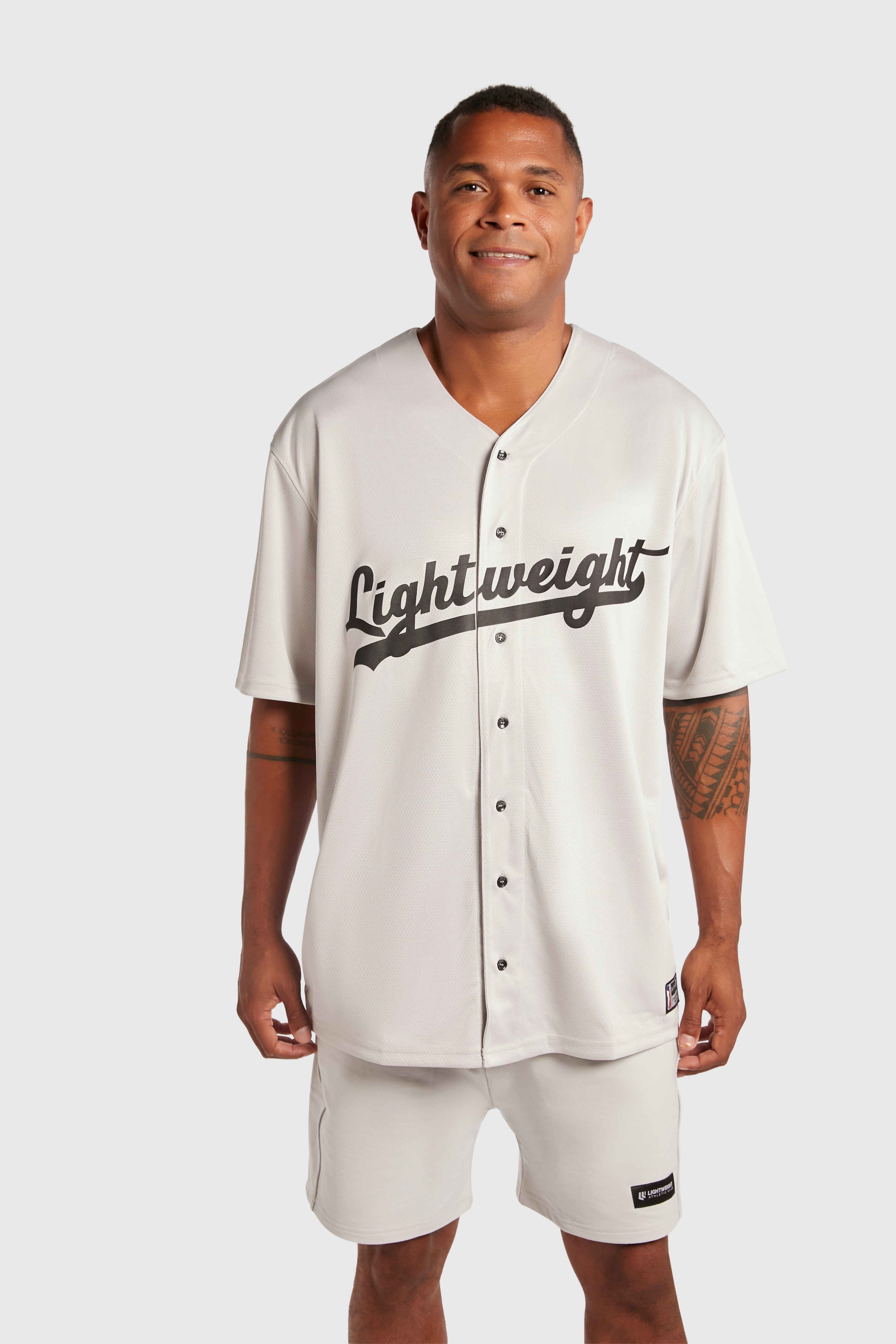 Lightweight Athletic Club Baseball Jersey, Season 2024 - Glacier Grey