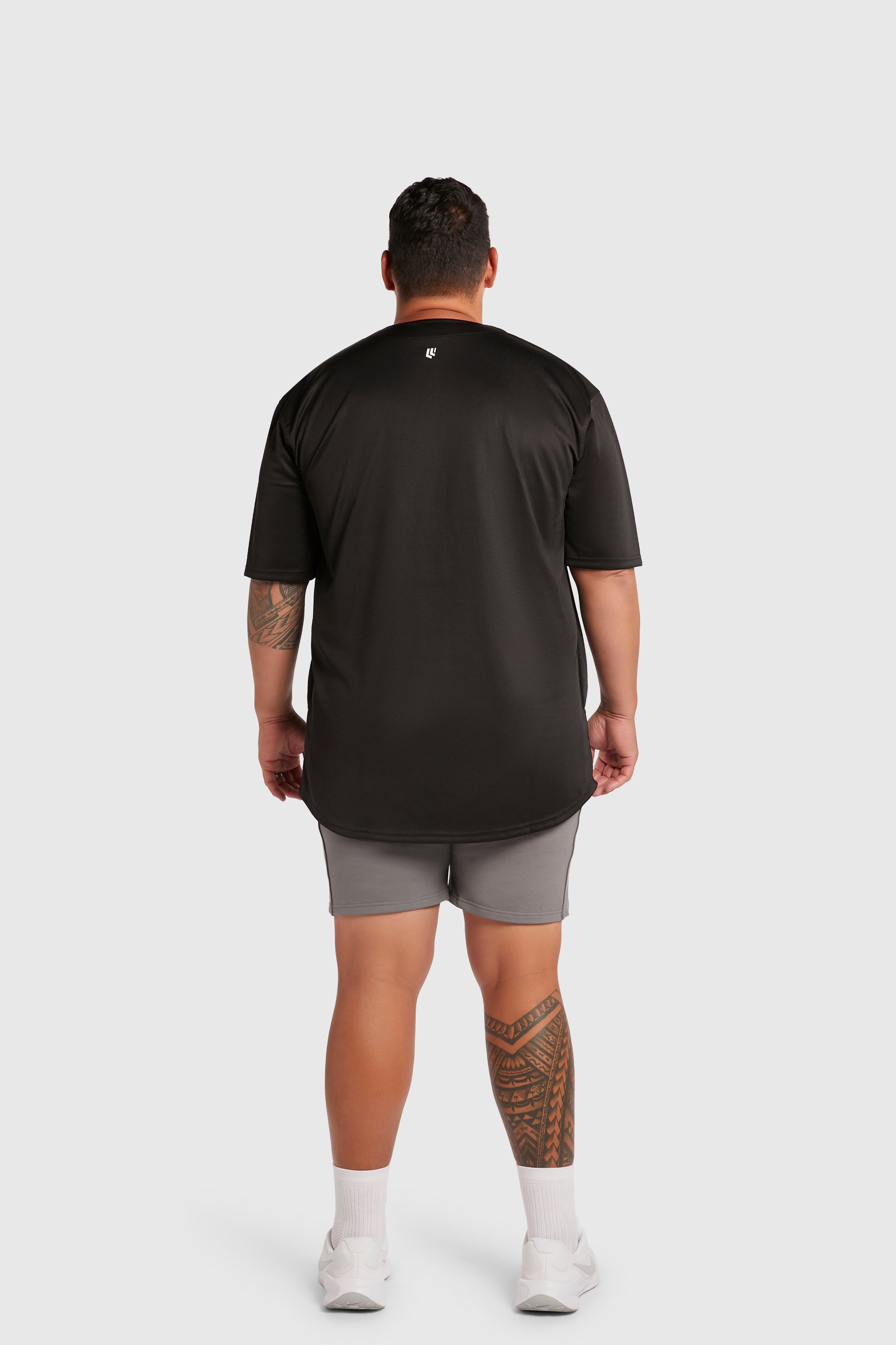 Lightweight Athletic Club Baseball Jersey, Season 2024 - Black