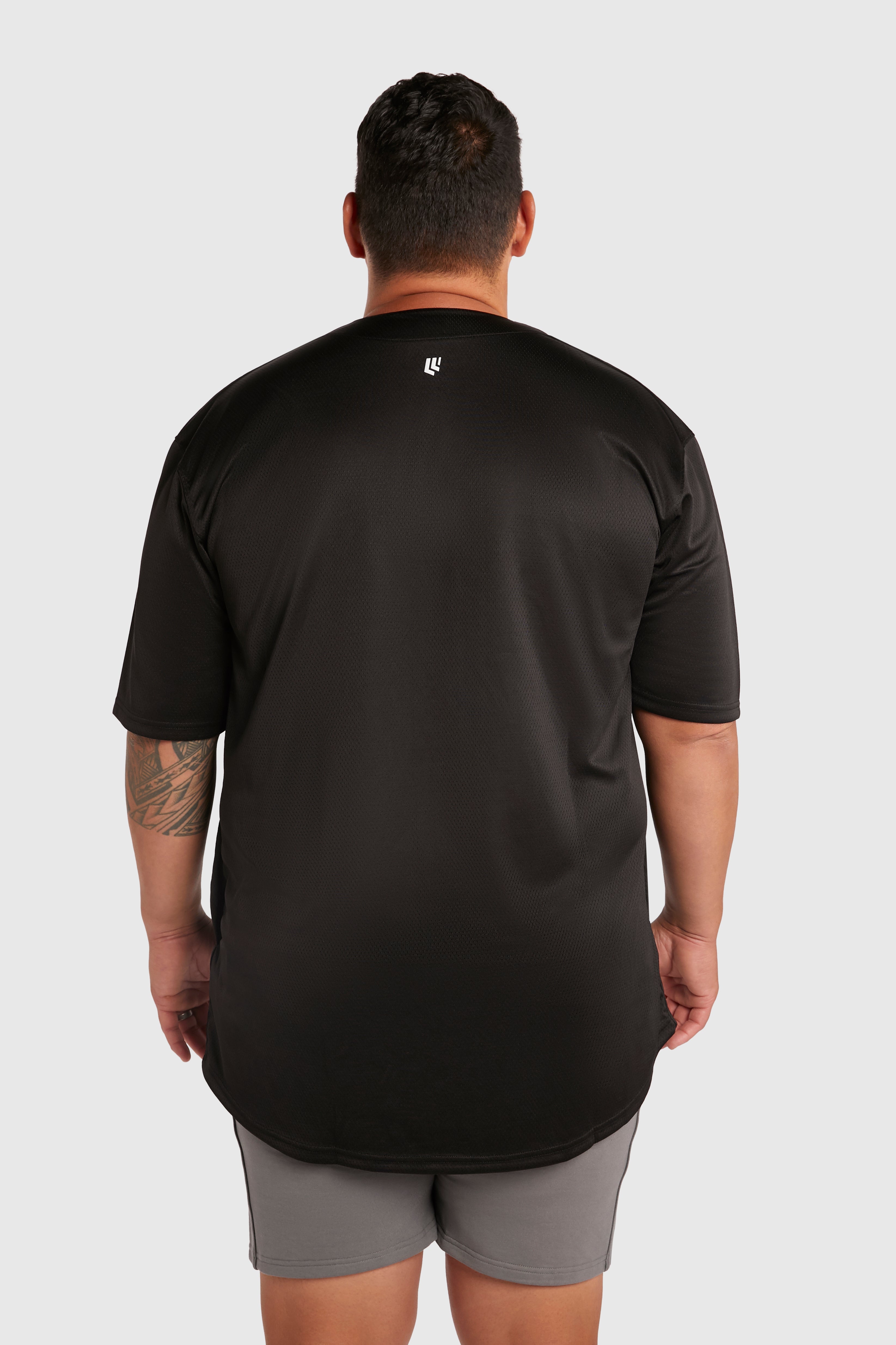 Lightweight Athletic Club Baseball Jersey, Season 2024 - Black