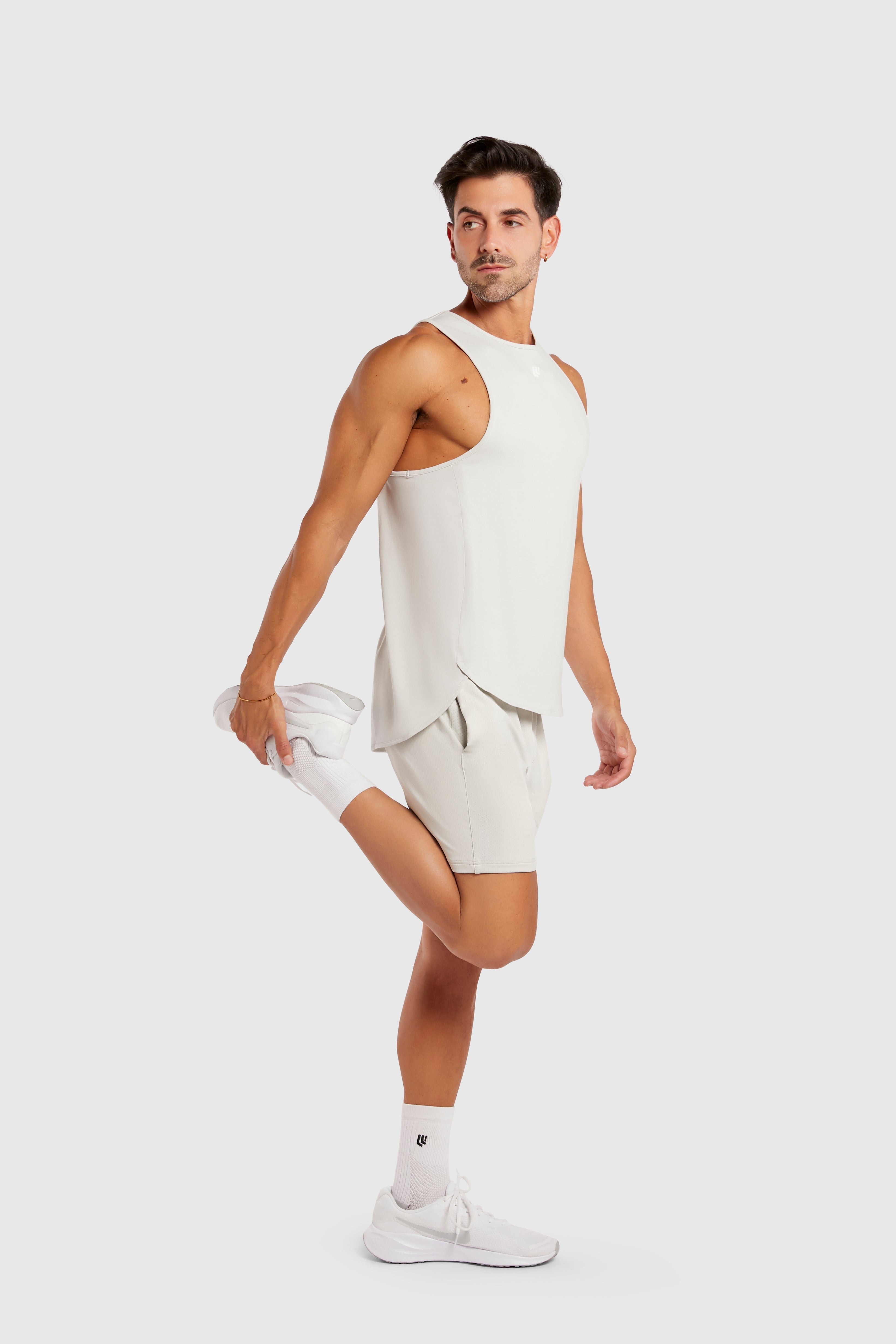 Men&#39;s Muscle Singlet - Glacier Grey