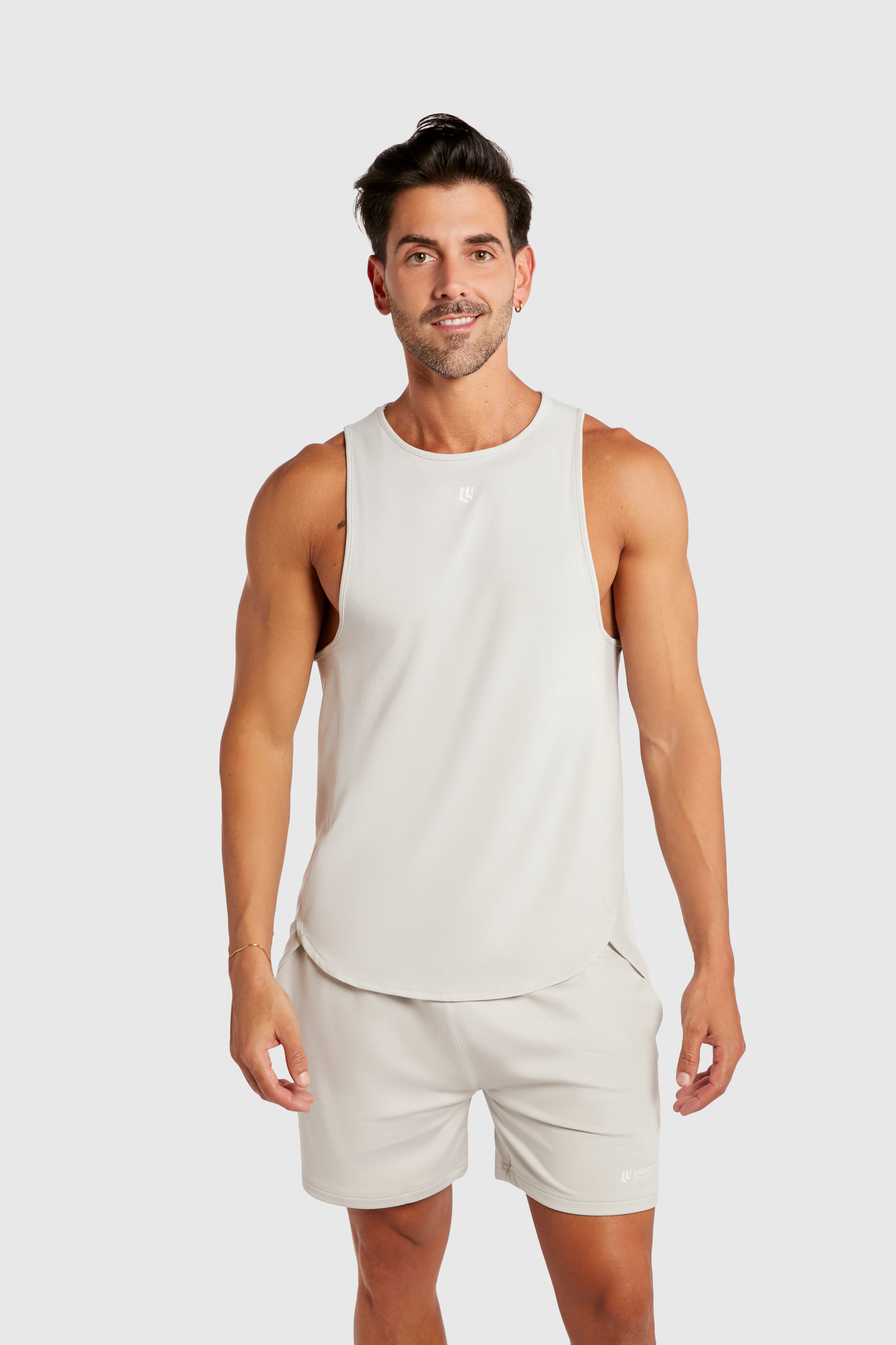 Men&#39;s Muscle Singlet - Glacier Grey