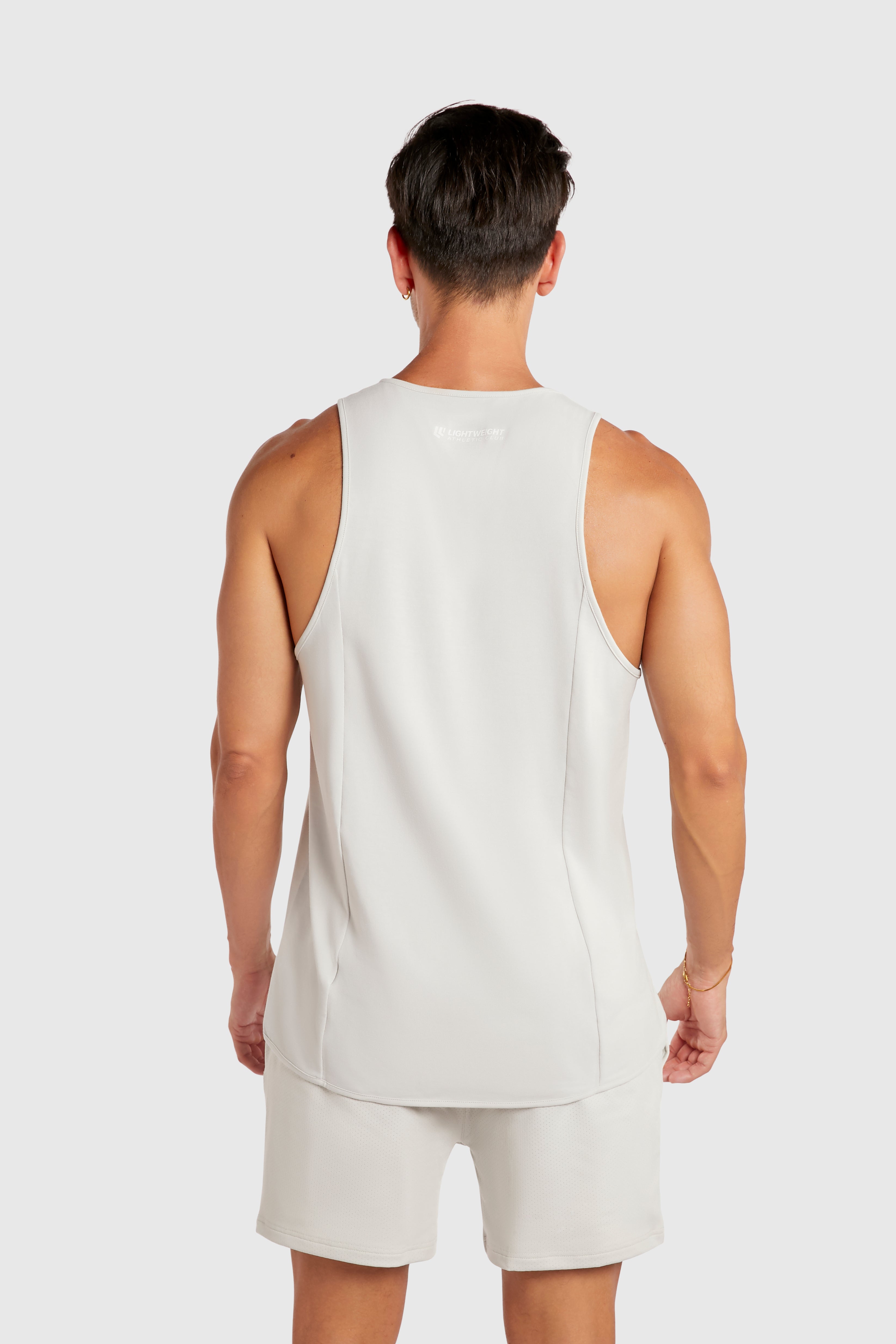 Men&#39;s Muscle Singlet - Glacier Grey