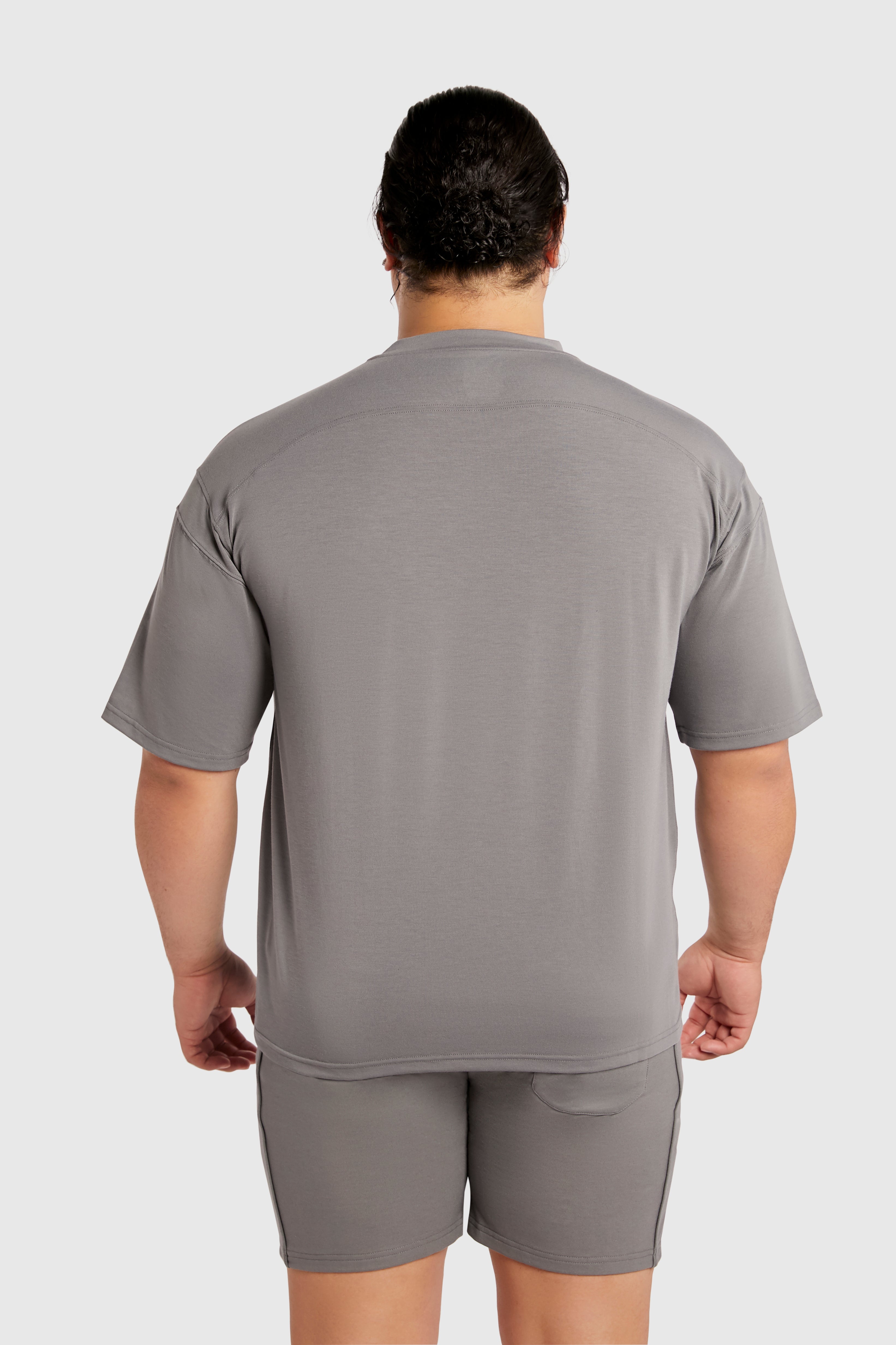 Oversized Tee - Poppy Seed Grey