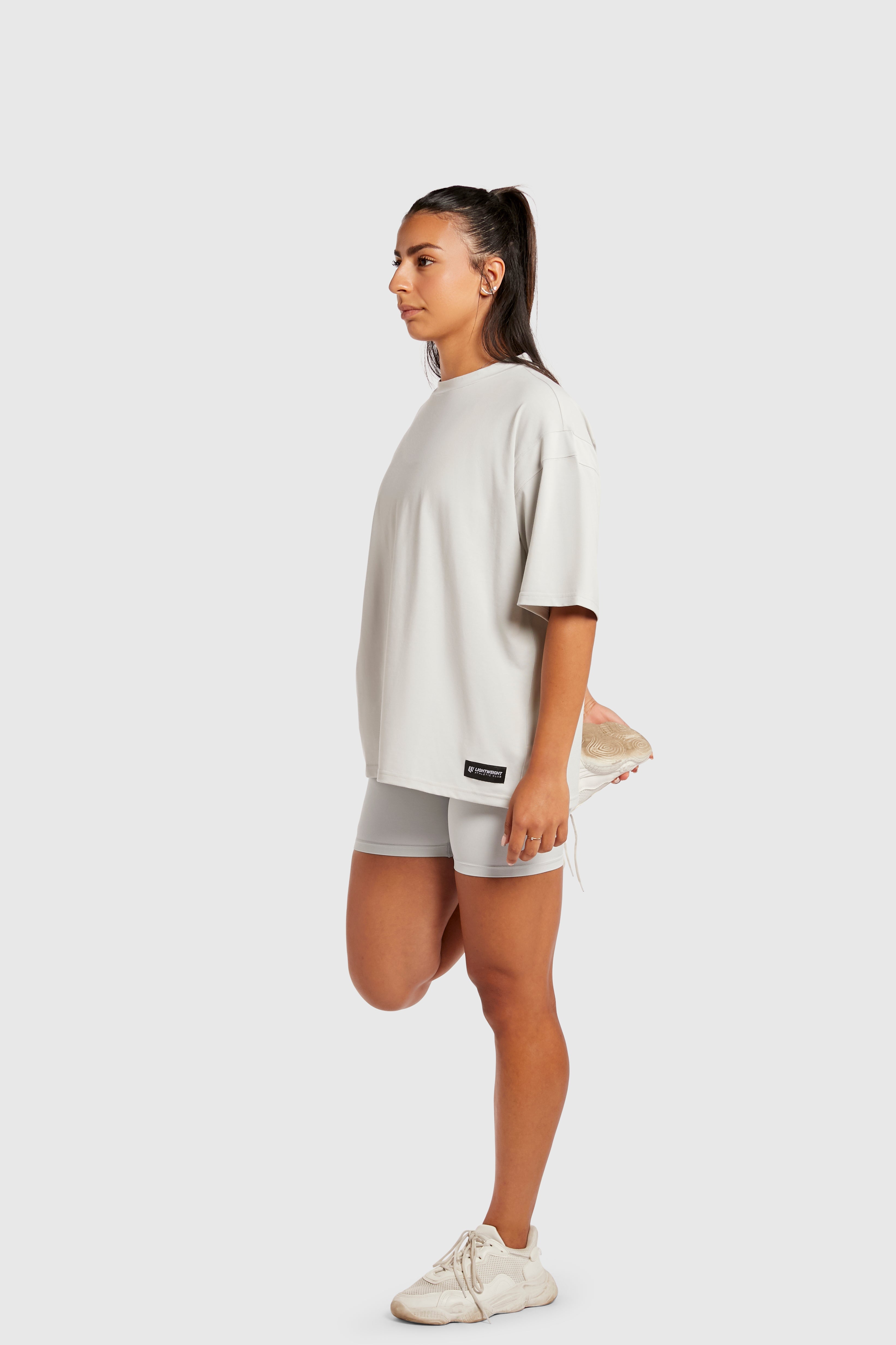 Oversized Tee - Glacier Grey