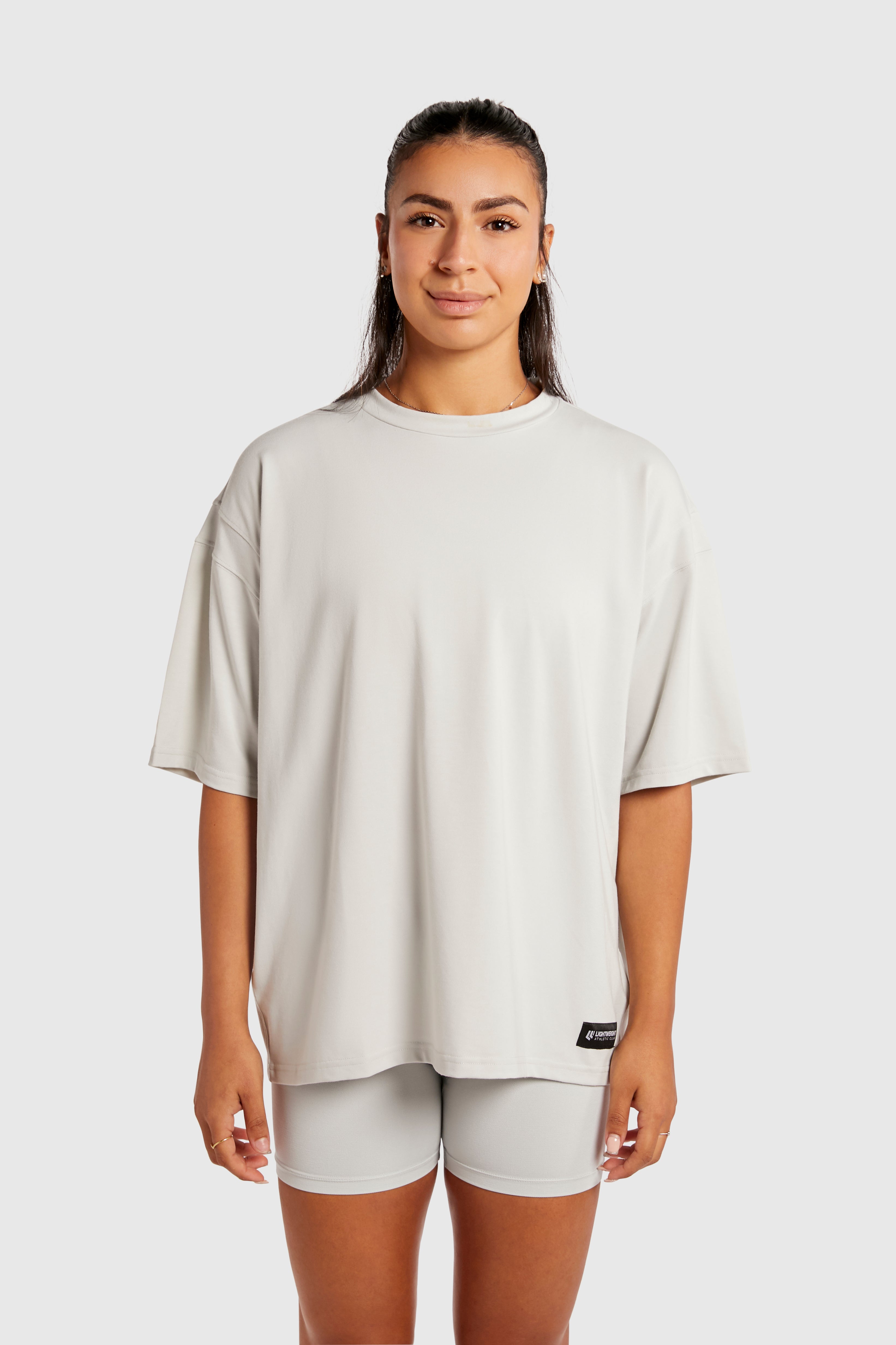 Oversized Tee - Glacier Grey