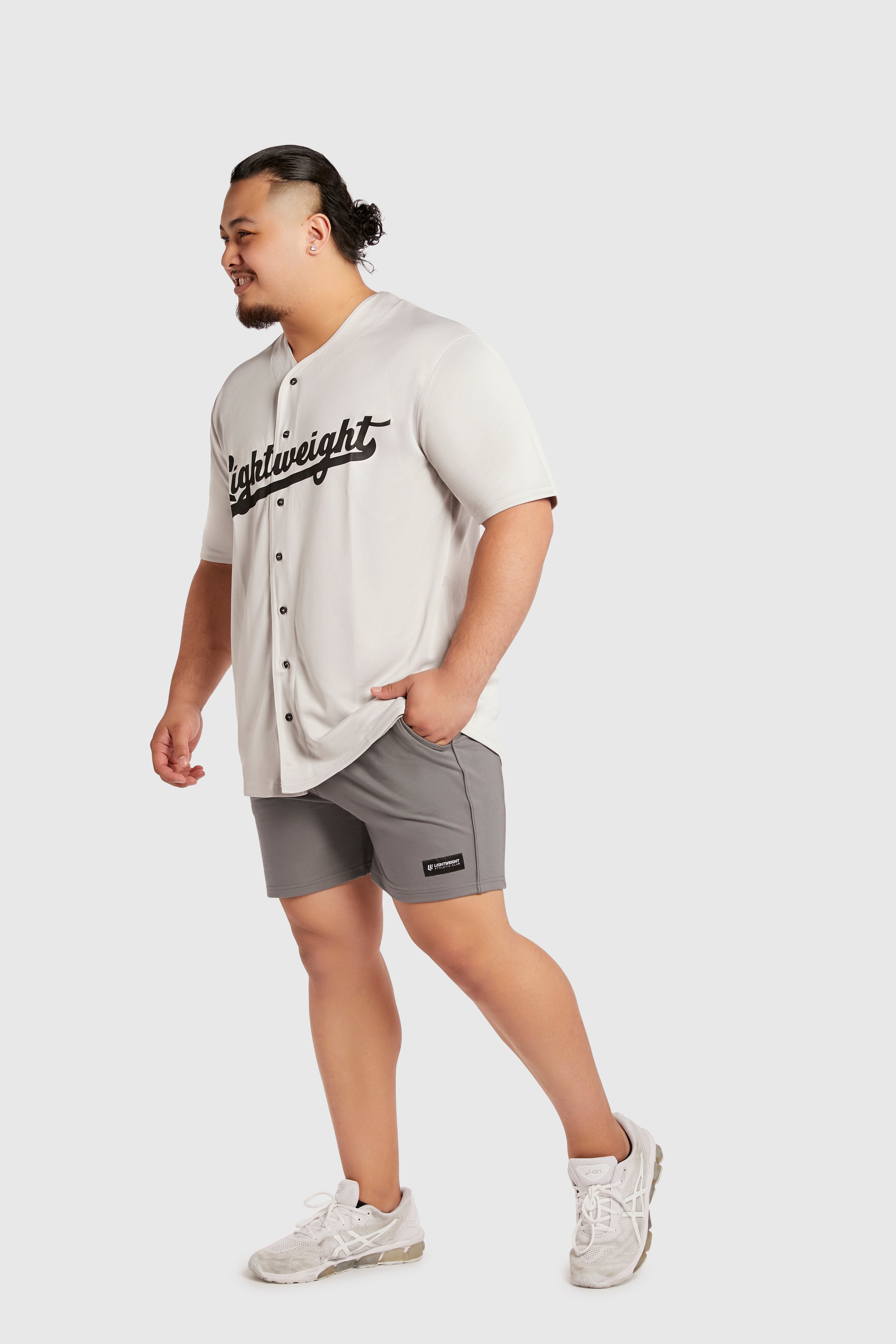 Lightweight Athletic Club Baseball Jersey, Season 2024 - Glacier Grey