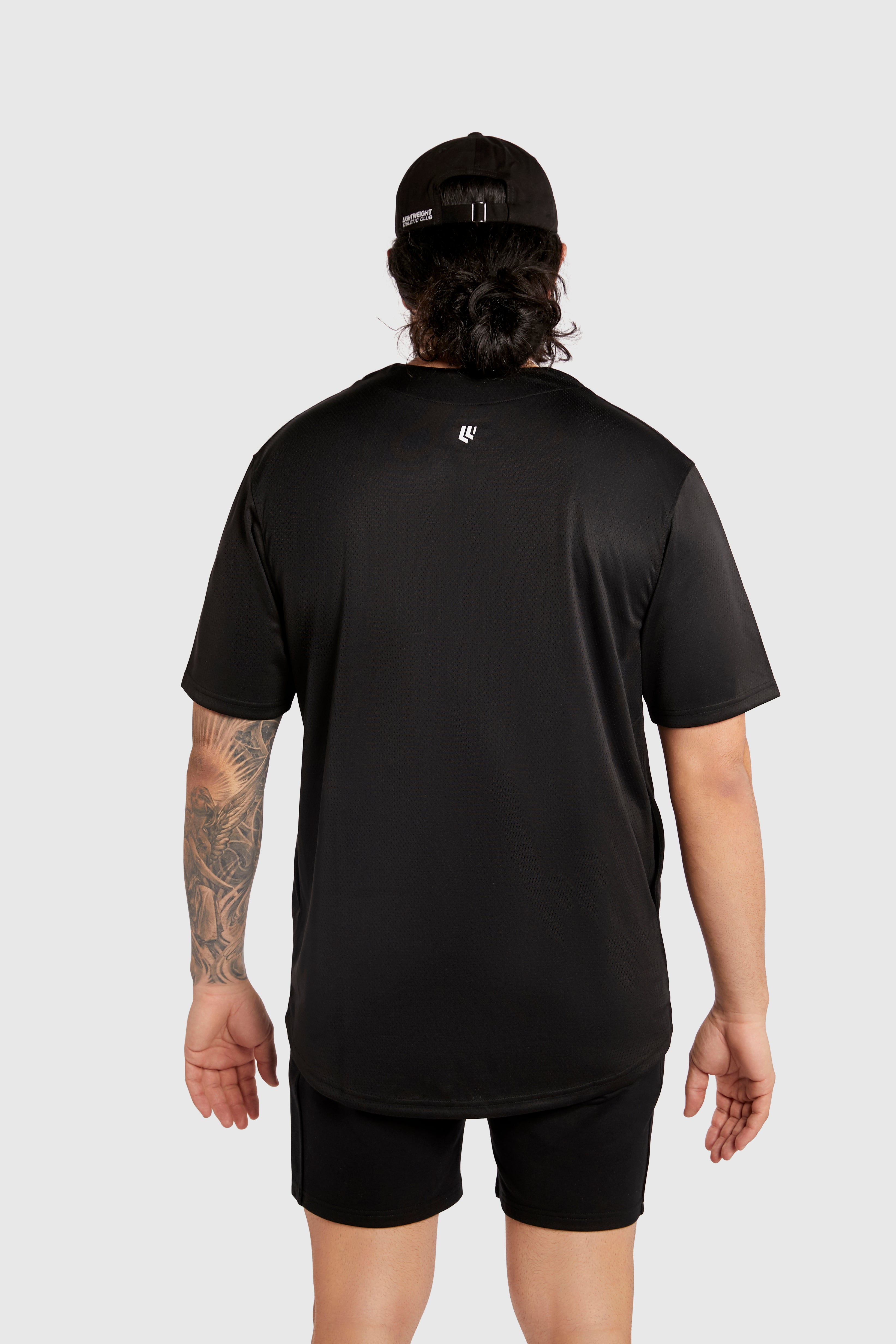 Lightweight Athletic Club Baseball Jersey, Season 2024 - Black