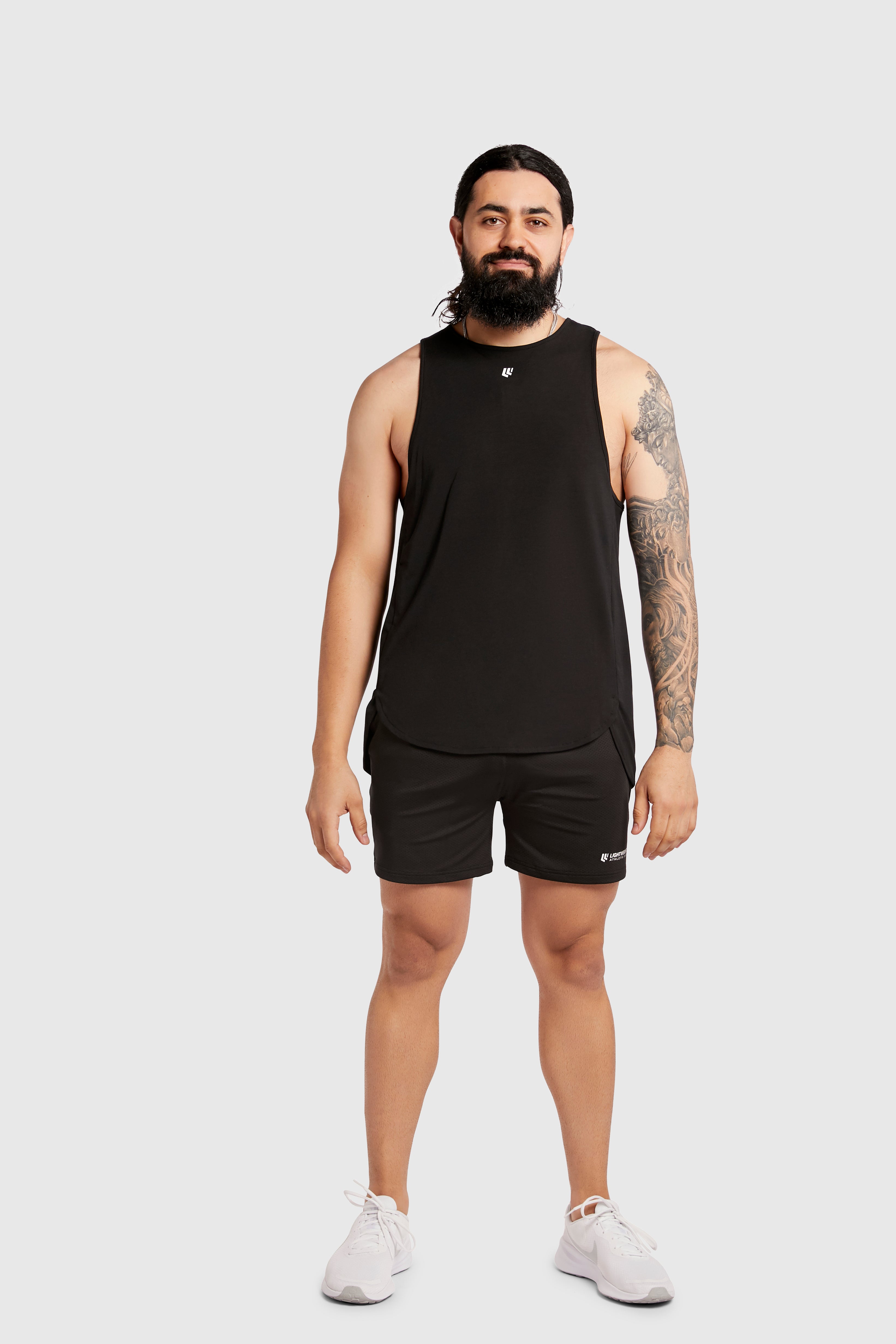 Men&#39;s Muscle Singlet - Black