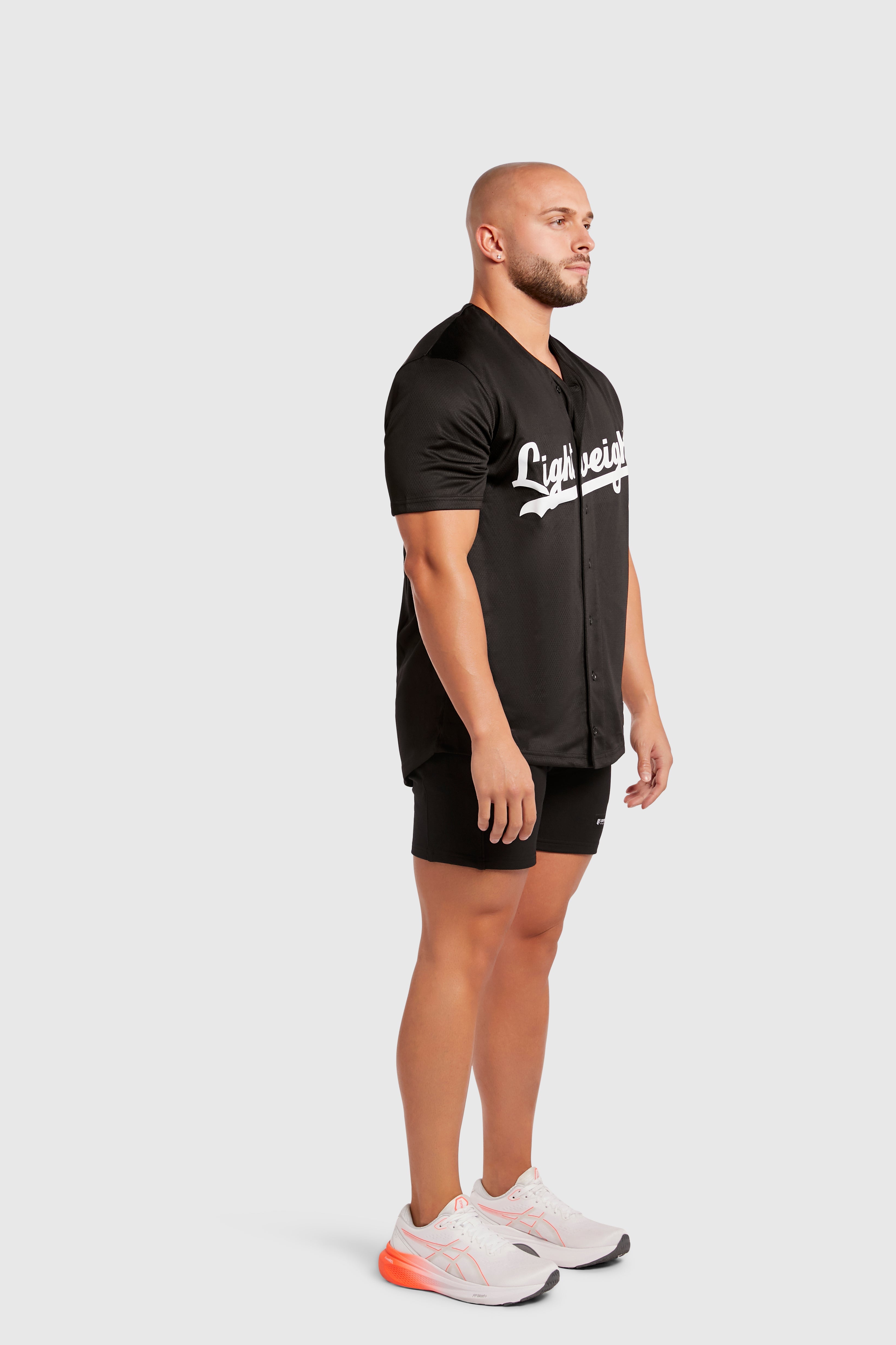 Lightweight Athletic Club Baseball Jersey, Season 2024 - Black