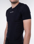 Men's Compression Short Sleeve Shirt - Poppy Seed Grey