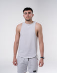 Men's Muscle Singlet - Glacier Grey