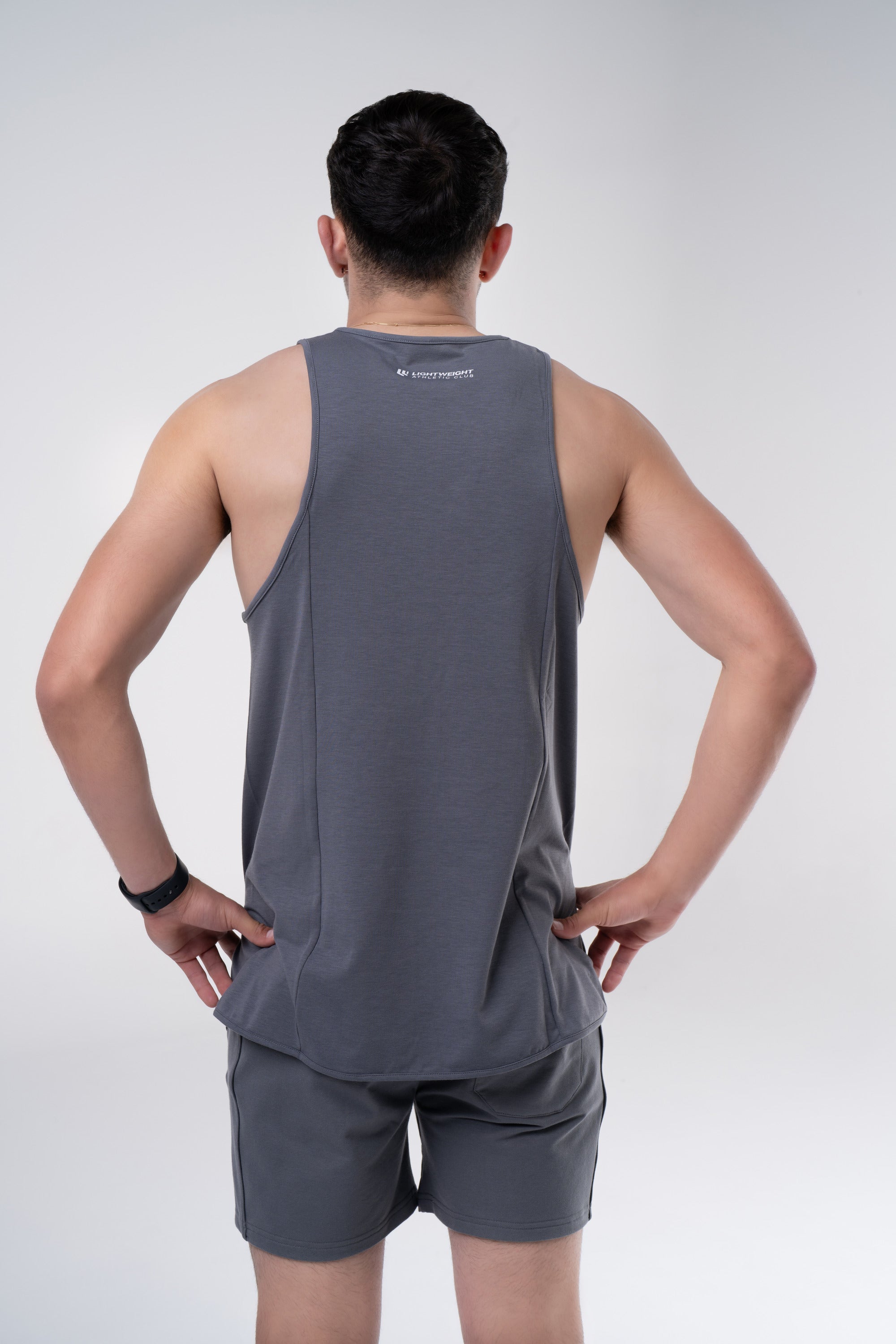 Men&#39;s Muscle Singlet - Glacier Grey