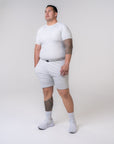 Men's Compression Short Sleeve Shirt - Poppy Seed Grey